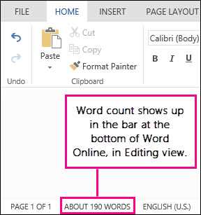 How Microsoft Word Counts Characters