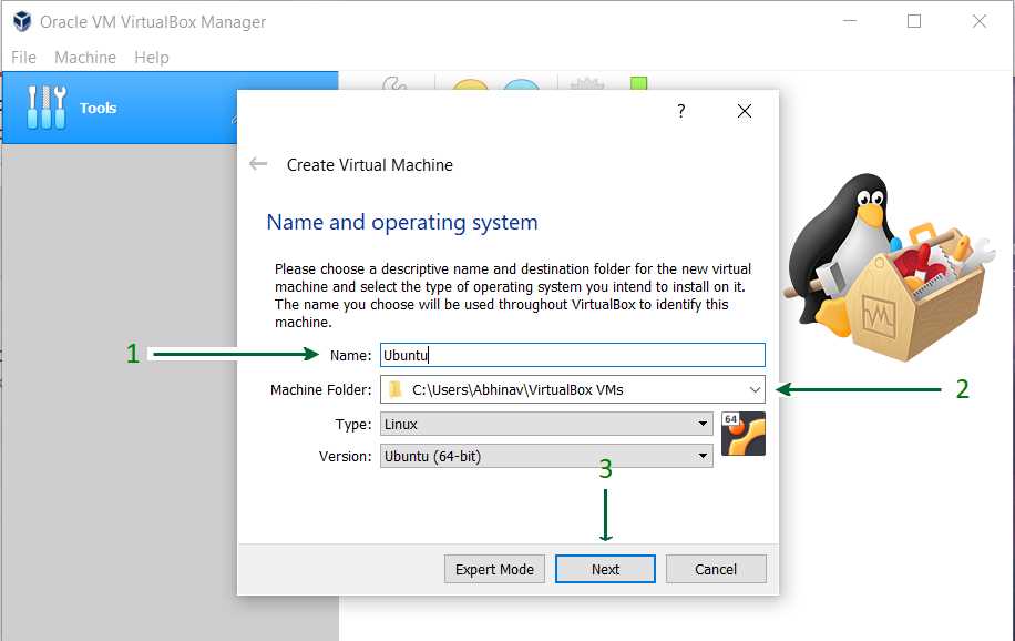 Step 2: Configure the Virtual Machine Settings