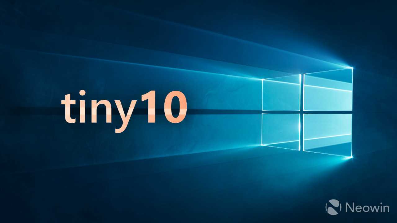 What is Tiny Windows 10 ISO?