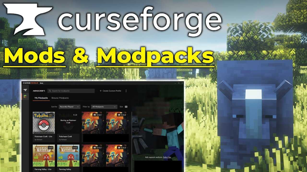 Placing the Mods in the Modpack Folder