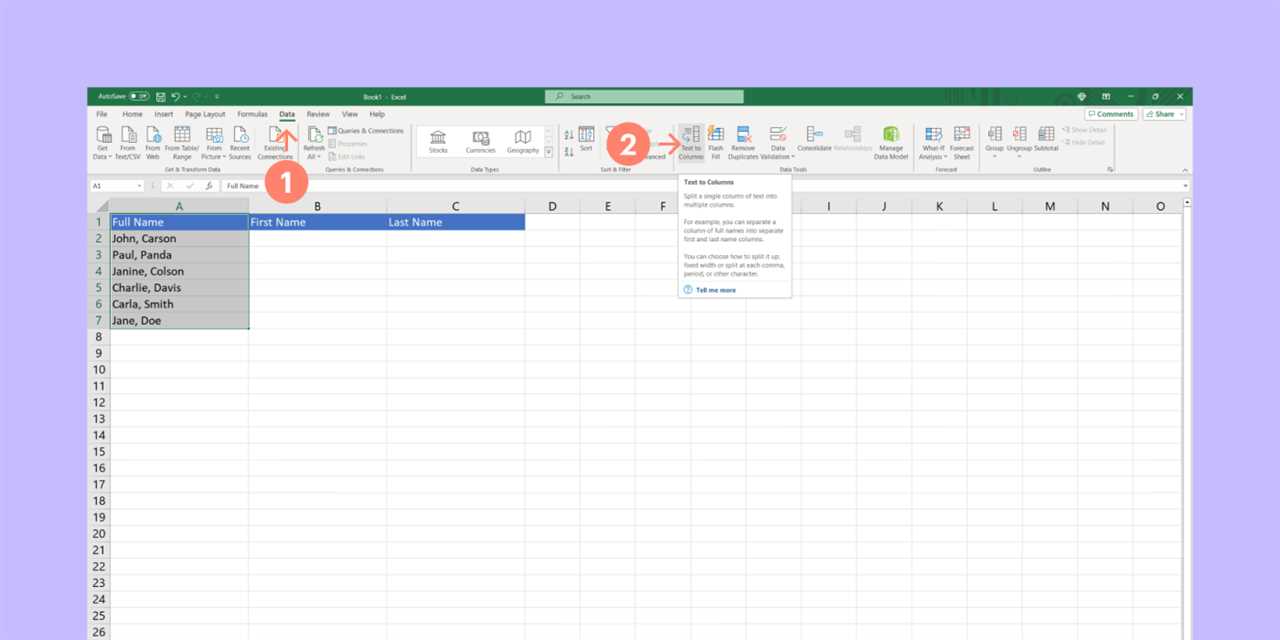 Section 2: Converting the Word Document to Excel