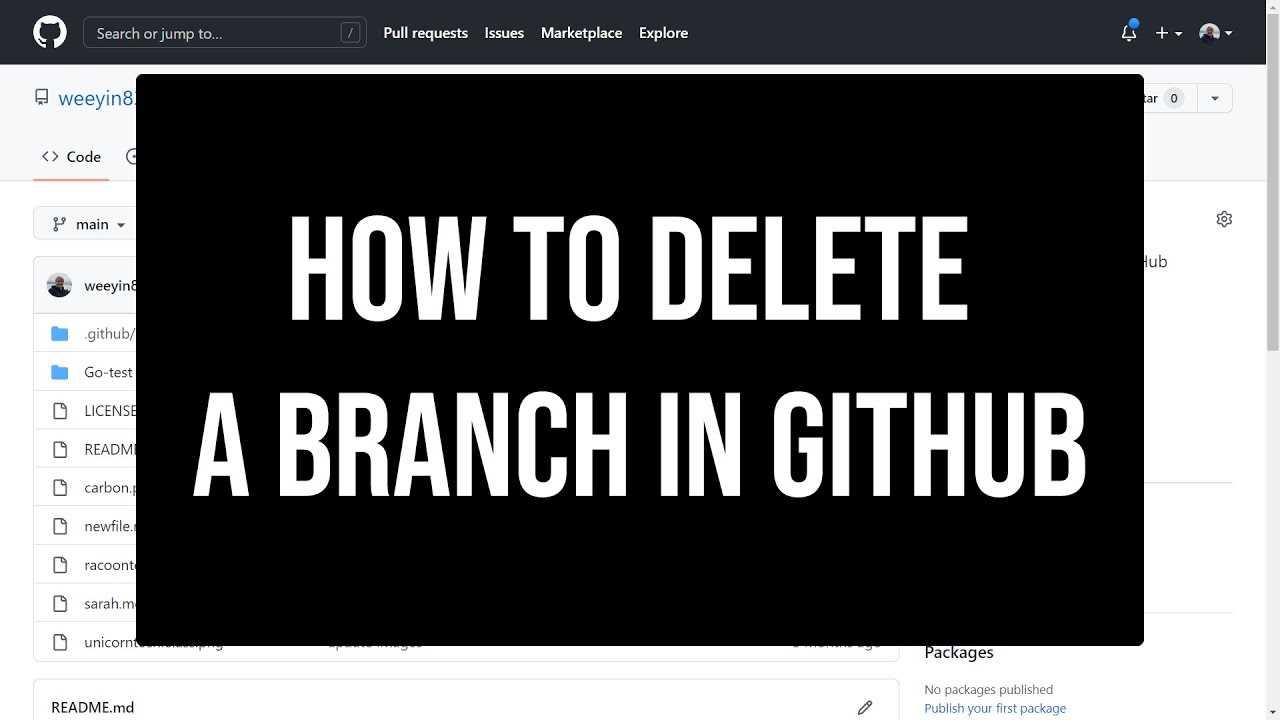 How to switch to a different branch