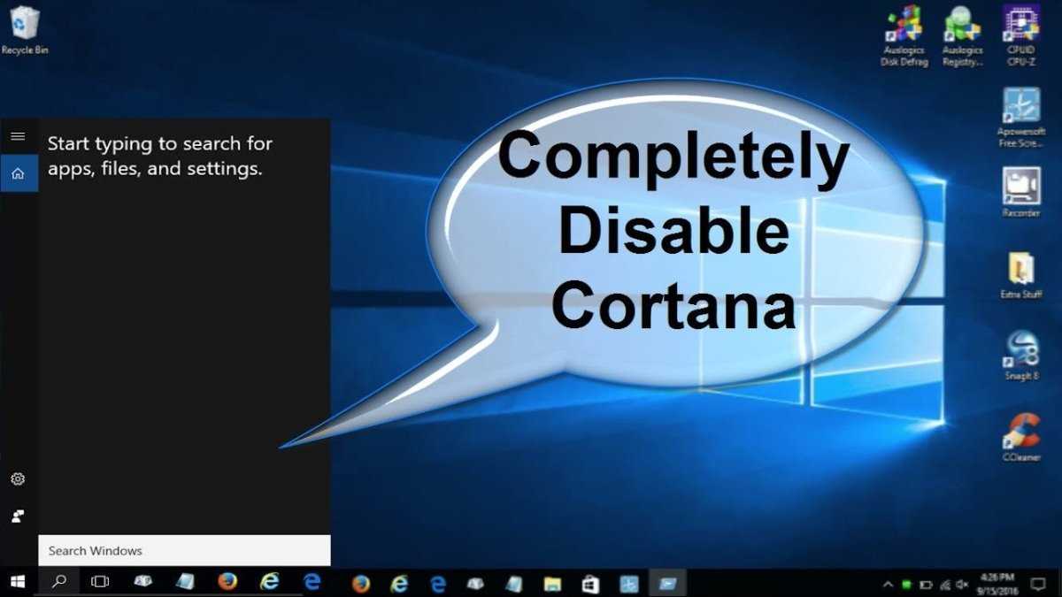 Section 2: Disabling Cortana through Group Policy Editor