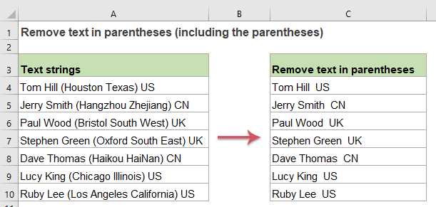 How to Remove Parentheses in Excel A Step-by-Step Guide