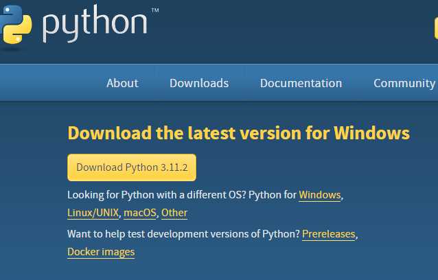Step 3: Select the latest version of Python
